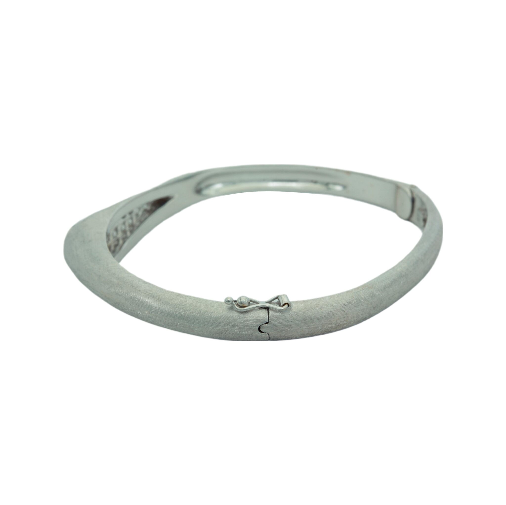Diamant Armreif Weißgold 750/18K. ca. 16cm - Bild 2