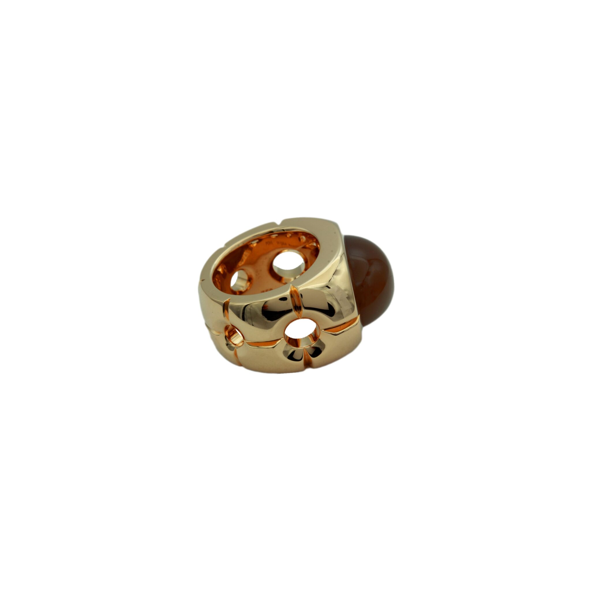 Jochen Pohl Mondstein Ring Roségold 750/18K. Gr 54 - Bild 3
