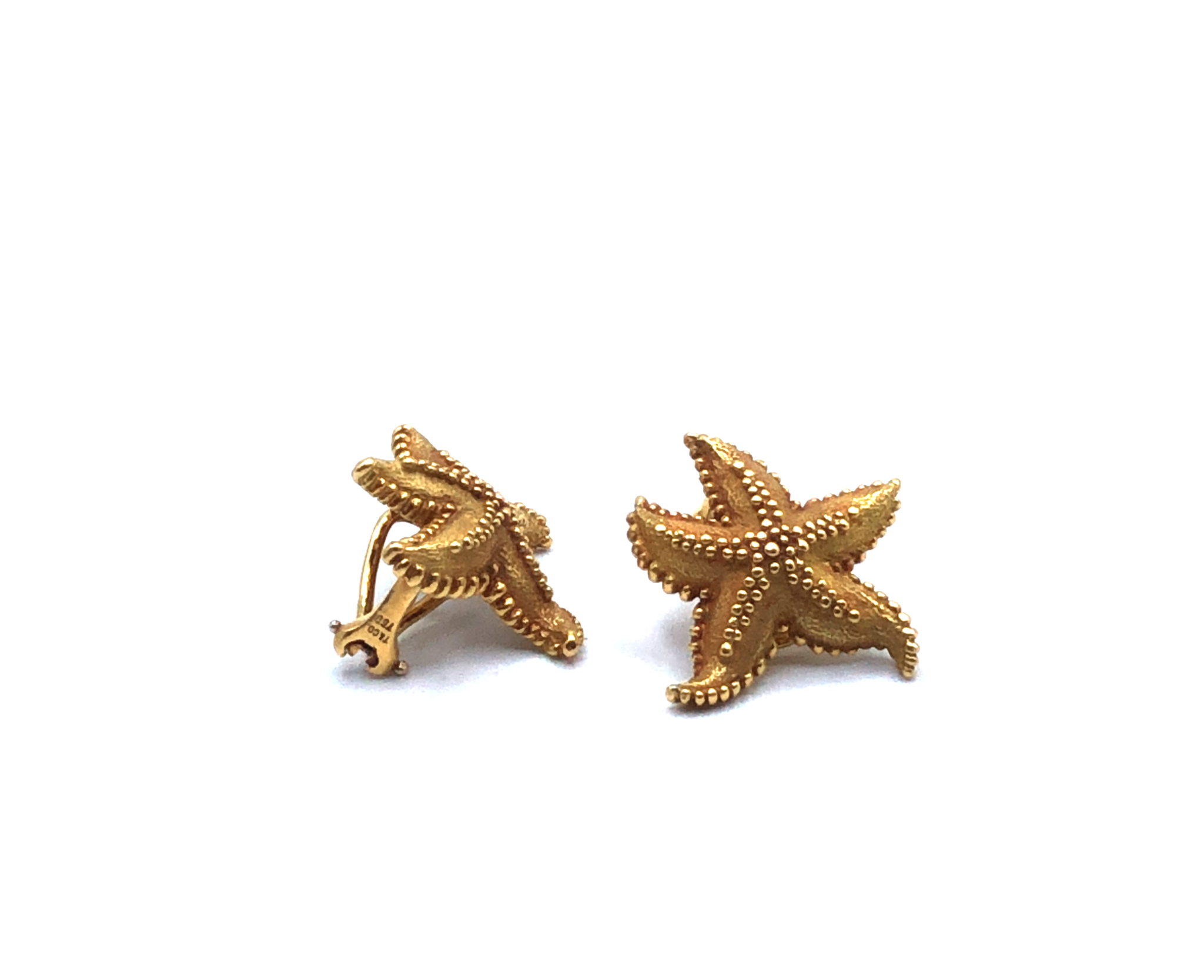Tiffany & Co. „Seestern“ Ohrclips Gelbgold 750/ 18K - Bild 2