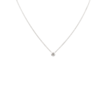 Kette mit Anhänger Weißgold 750 / 18K mit ca. 0,25ct Diamant - Bild 4 Vorschau