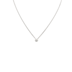 Kette mit Anhänger Weißgold 750 / 18K mit ca. 0,25ct Diamant Vorschau