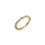 Memoire Ring Gr. 53 ca. 1,05 ct Diamanten Gelbgold 585/ 14K - Bild 3 Vorschau