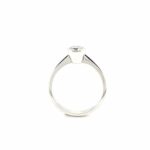 Solitärring Diamant Ring ca. 0,53 ct Brillant Weißgold 585/14K Verlobungsring - Bild 3 Vorschau