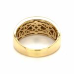 Tsavorit Ring Gr.63 ca. 0,40 ct Diamanten Gelbgold 750/18K - Bild 5 Vorschau