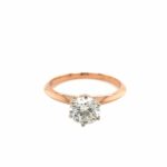 Solitärring Rosegold 585/14K ca. 1,0 ct  Diamant Vorschau