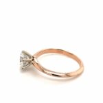 Solitärring Rosegold 585/14K ca. 1,0 ct  Diamant - Bild 2 Vorschau
