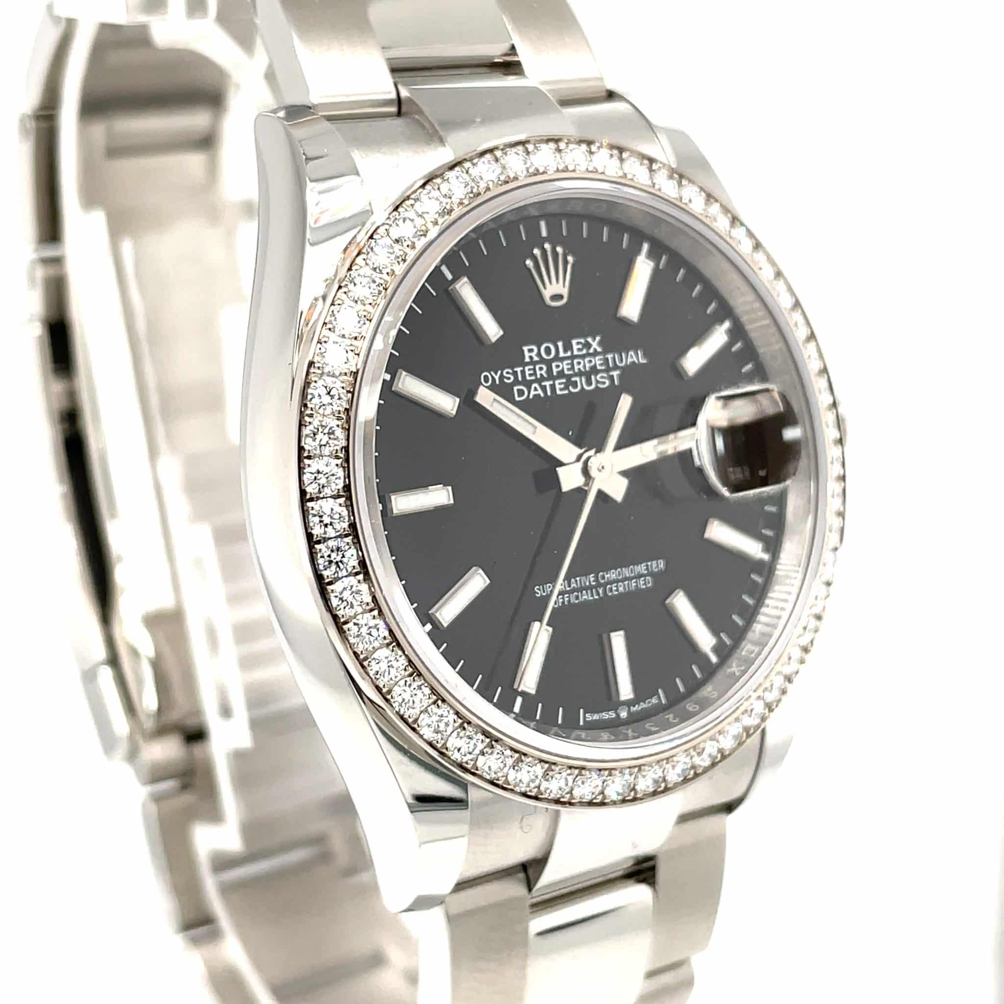 Rolex Datejust 36 Ref. 126284RBR NEU 08/21 Stahl/Weißgold Diamond Factory FULL SET - Bild 4