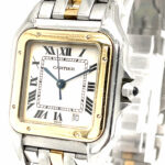 Cartier Panthere Stahl/Gold 1 row Gold, Ref 187949 27mm Vintage old school - Bild 2 Vorschau