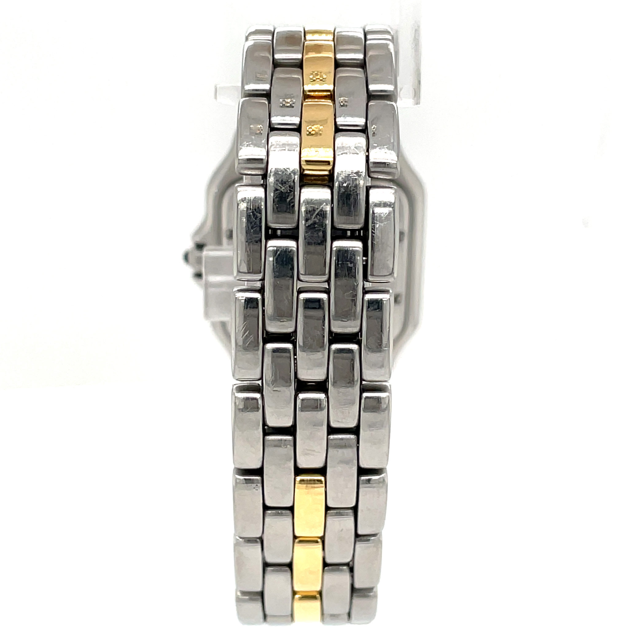 Cartier Panthere Stahl/Gold 1 row Gold, Ref 187949 27mm Vintage old school - Bild 5