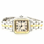 Cartier Panthere Stahl/Gold 1 row Gold, Ref 187949 27mm Vintage old school - Bild 7 Vorschau