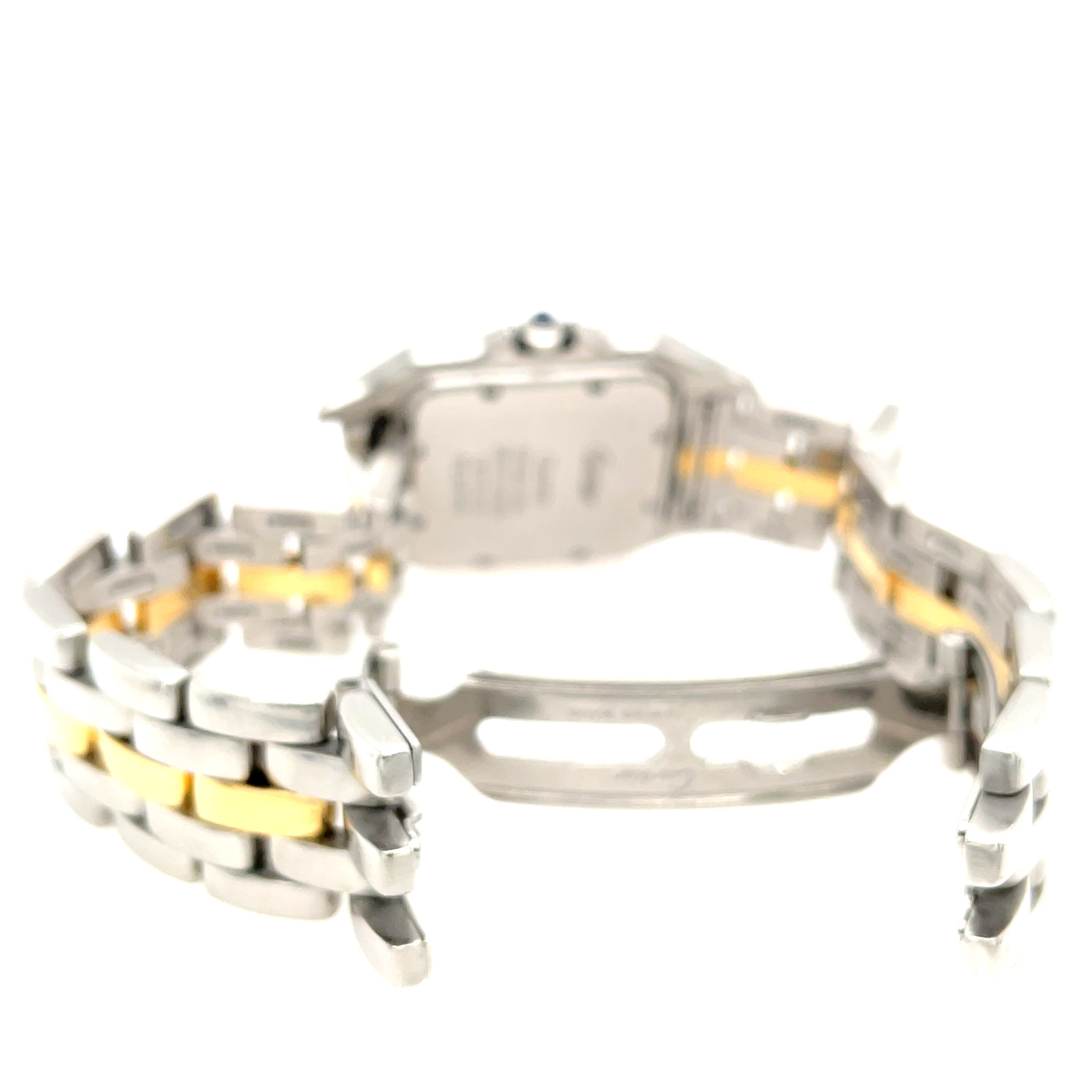 Cartier Panthere Stahl/Gold 1 row Gold, Ref 187949 27mm Vintage old school - Bild 10