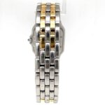 Cartier Panthere Stahl/Gold 2 row Gold, Ref 187949 27mm Vintage old school ca. 1990 - Bild 5 Vorschau
