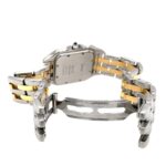 Cartier Panthere Stahl/Gold 2 row Gold, Ref 187949 27mm Vintage old school ca. 1990 - Bild 9 Vorschau