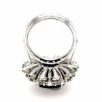 Saphir Ring ca. 13 ct Gr.55 ca. 4,12 ct Brillanten Platin 830 - Bild 5 Vorschau