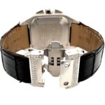 Cartier Santos 100 Xl Ref. 2740 W20090X8 Chronograph Stahl Diamond Iced Out Full Set - Bild 16 Vorschau