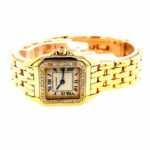 Cartier „Panthere“ 22mm Gold 18K Ref. 128000M Factory Setting Diamonds - Bild 12 Vorschau
