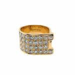 Diamant Ring ca. 1,50 ct Brillanten Gelbgold 750/ 18K - Bild 3 Vorschau