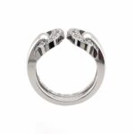 Cartier „C“ Ring Gr. 54 ca. 0,50 ct Diamanten Weißgold 750/ 18K - Bild 4 Vorschau