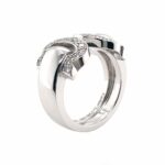Cartier „C“ Ring Gr. 54 ca. 0,50 ct Diamanten Weißgold 750/ 18K - Bild 5 Vorschau