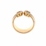 Cartier „C de Cartier“ ca. 0,16 ct Brillanten Gold Ring Tri-Color 750/ 18K - Bild 4 Vorschau