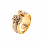 Cartier „C de Cartier“ ca. 0,16 ct Brillanten Gold Ring Tri-Color 750/ 18K - Bild 2 Vorschau