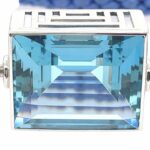 Aquamarin ca. 33 ct. Kordel Collier Weißgold 585/ 14K - Bild 2 Vorschau