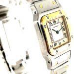 Cartier Santos Galbée Stahl/Gold 750 Quarz Ref. 1567 Full Set 1995 VINTAGE - Bild 4 Vorschau