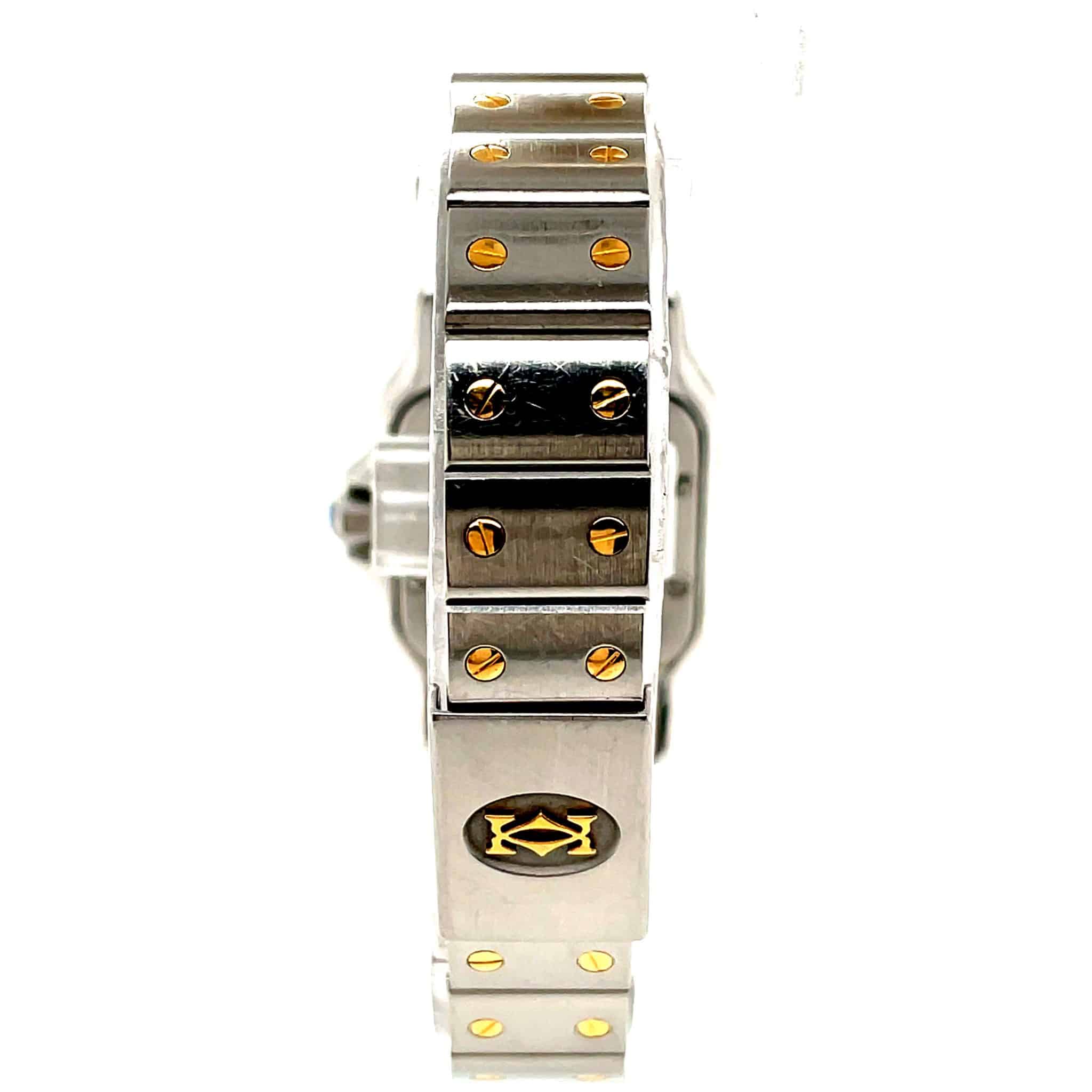 Cartier Santos Galbée Stahl/Gold 750 Quarz Ref. 1567 Full Set 1995 VINTAGE - Bild 8