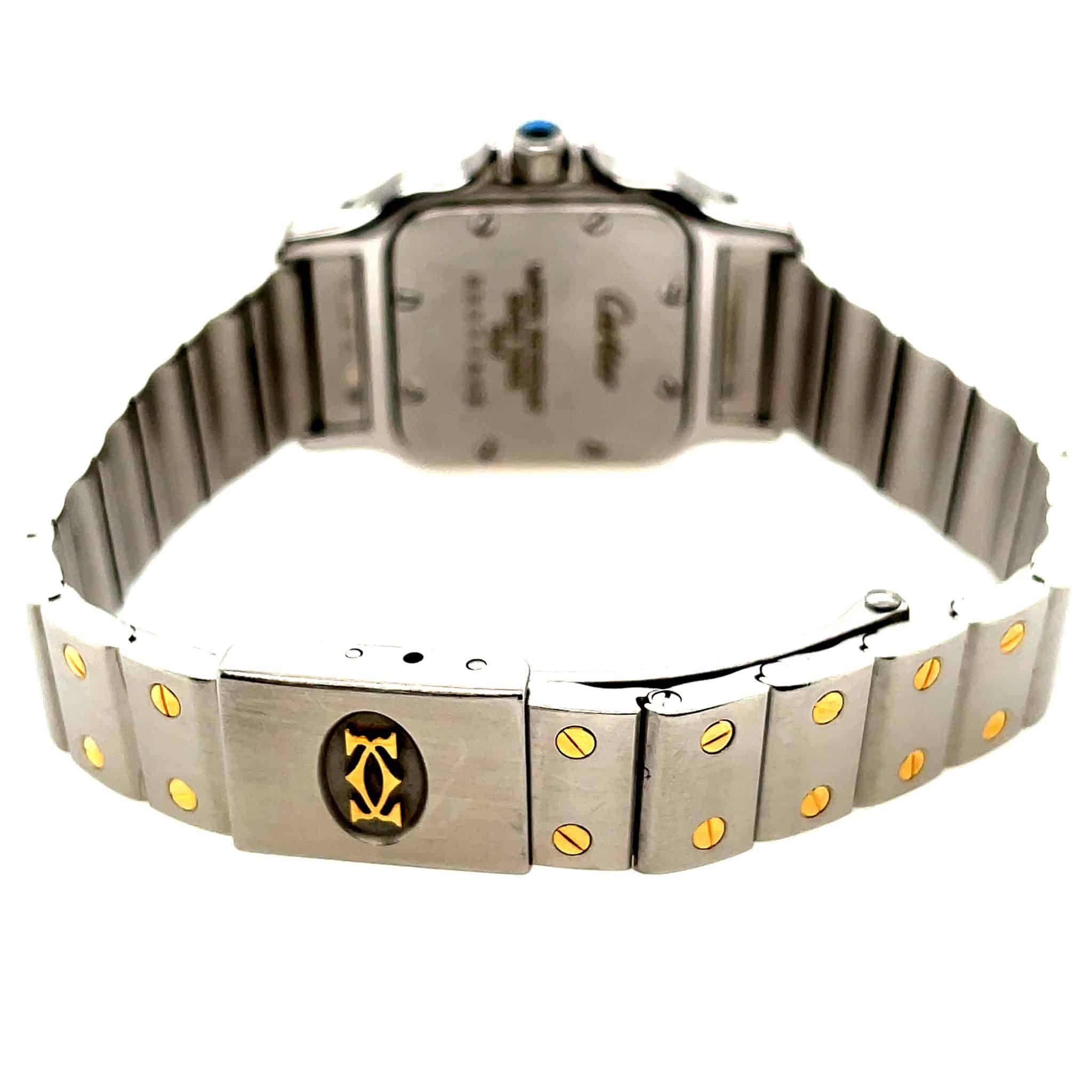 Cartier Santos Galbée Stahl/Gold 750 Quarz Ref. 1567 Full Set 1995 VINTAGE - Bild 9