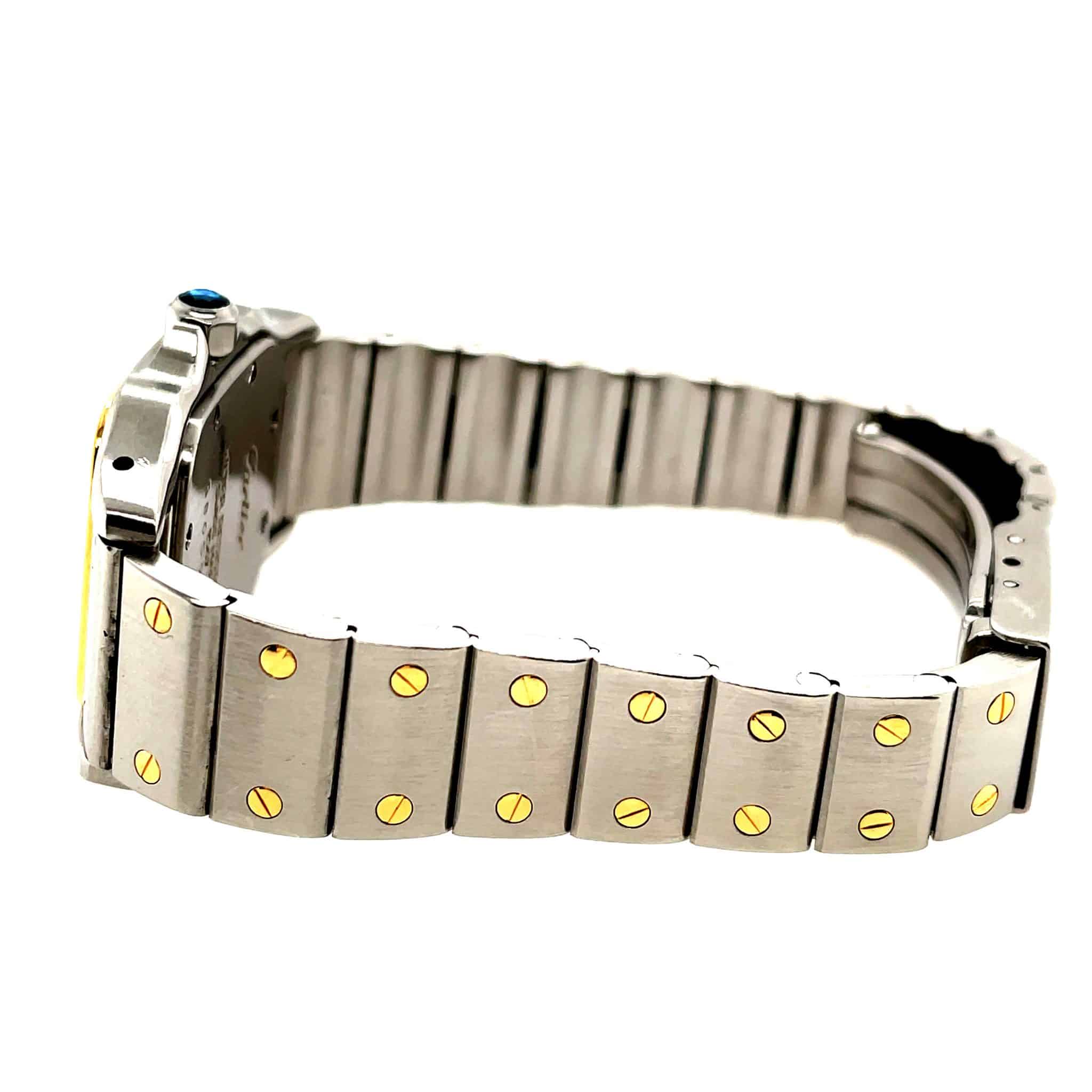 Cartier Santos Galbée Stahl/Gold 750 Quarz Ref. 1567 Full Set 1995 VINTAGE - Bild 11