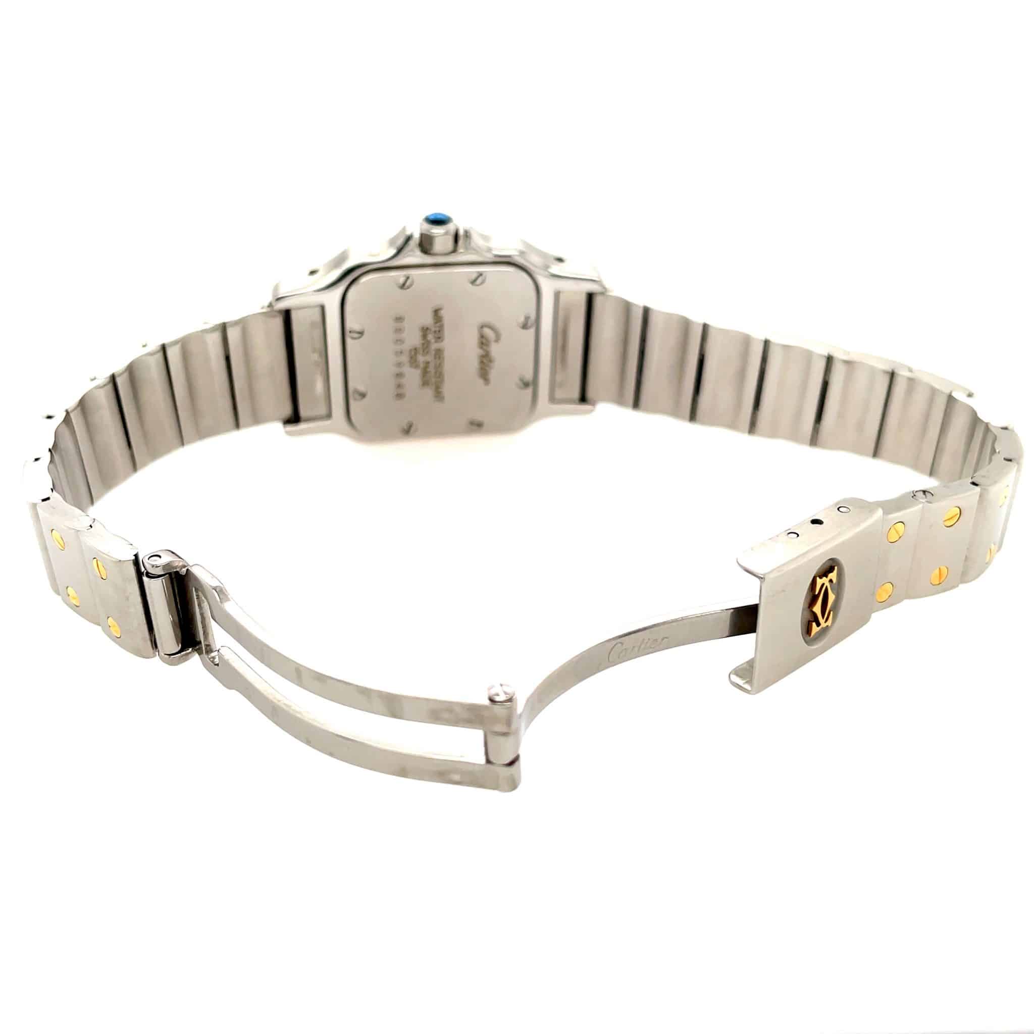 Cartier Santos Galbée Stahl/Gold 750 Quarz Ref. 1567 Full Set 1995 VINTAGE - Bild 12