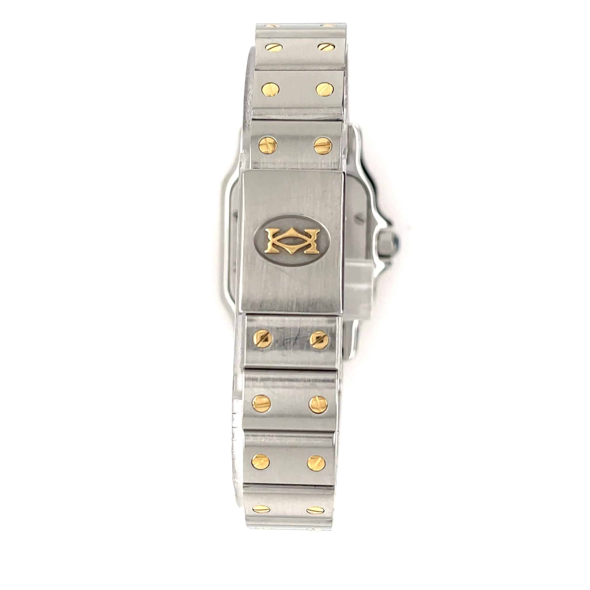 Cartier Santos Galbée Stahl/Gold 750 Quarz Ref. 1567 Full Set 1995 VINTAGE - Bild 13