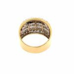 Ring Gr. 54 ca. 1,10 ct Diamanten Bicolor 750/ 18K - Bild 5 Vorschau