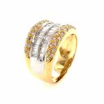 Ring Gr. 54 ca. 1,10 ct Diamanten Bicolor 750/ 18K - Bild 6 Vorschau