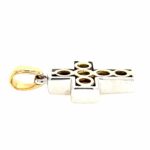 Anhänger „Kreuz“ Bicolor 750/ 18K ca. 0,4 ct Brillanten - Bild 5 Vorschau