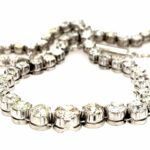 Antike Diamantriviére Sterlingsilber 925 ca. 15ct Brillanten - Bild 3 Vorschau