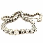 Antike Diamantriviére Sterlingsilber 925 ca. 15ct Brillanten - Bild 4 Vorschau