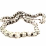 Antike Diamantriviére Sterlingsilber 925 ca. 15ct Brillanten - Bild 6 Vorschau