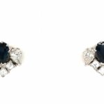Saphir Ohrstecker ca. 1,90 ct Diamanten Weißgold 750/ 18K Vorschau