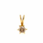 Solitäranhänger ca. 1,0 ct Diamant Gelbgold 750/ 18K Vorschau