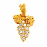 Anhänger „Weintrauben“ ca. 1,04 ct Brillanten Gelbgold 916/ 22K Vorschau