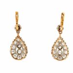 Ohrringe „Tropfen“ ca. 6,0 ct Diamanten Gold Ohrringe Roségold 583 - Bild 3 Vorschau