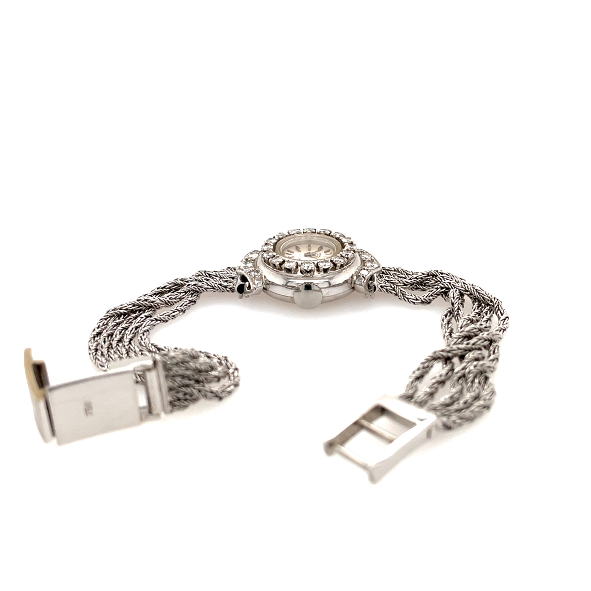 IWC Lady Weißgold 750 1960s Diamond Watch Vintage - Bild 6