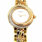 Cartier Montres Trinity Ref. 2357 750 Tricolor Watch ca. 1990, Factory Diamond Vorschau