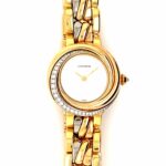 Cartier Montres Trinity Ref. 2357 750 Tricolor Watch ca. 1990, Factory Diamond - Bild 12 Vorschau