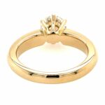 Solitärring Gr.50 ca. 1,0 ct Brillant Gelbgold 585/ 14K - Bild 6 Vorschau