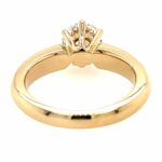 Solitärring Gr.50 ca. 1,0 ct Brillant Gelbgold 585/ 14K - Bild 7 Vorschau