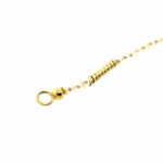Opal Kette Perlenbesatz Gold Kette Gelbgold 750/ 18K - Bild 7 Vorschau