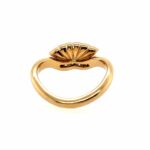 Chrysopras Ring ca. 0,10 ct Diamanten Gold Ring Gelbgold 750/ 18K - Bild 5 Vorschau