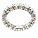 Memoire Ring Gr. 46 ca. 1,0 ct Diamanten Weißgold 750/ 18K - Bild 3 Vorschau